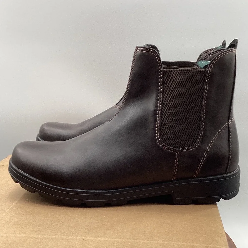 Eastland Cyrus Mens Chelsea Boots Dark Brown Ankle Boot 4678-02 Size 10.5 D